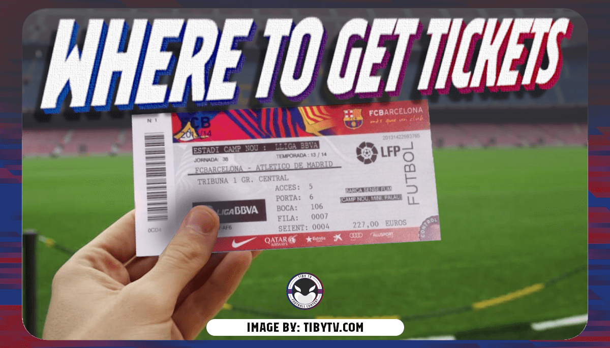 FC BARCELONA TICKET WITH A TEXT WHERE TO BUY TICKETS FOR BARCA GAMES
