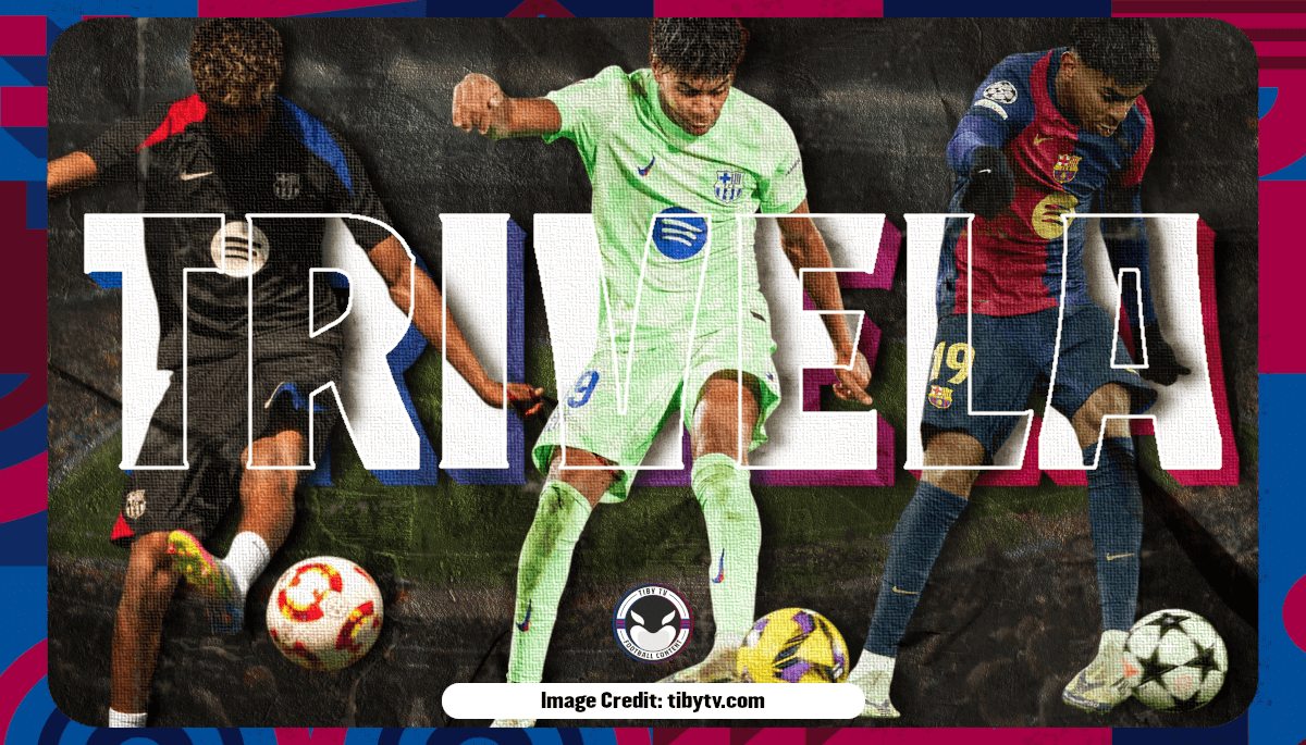Lamine Yamal Trivela passing the ball with his out side foot