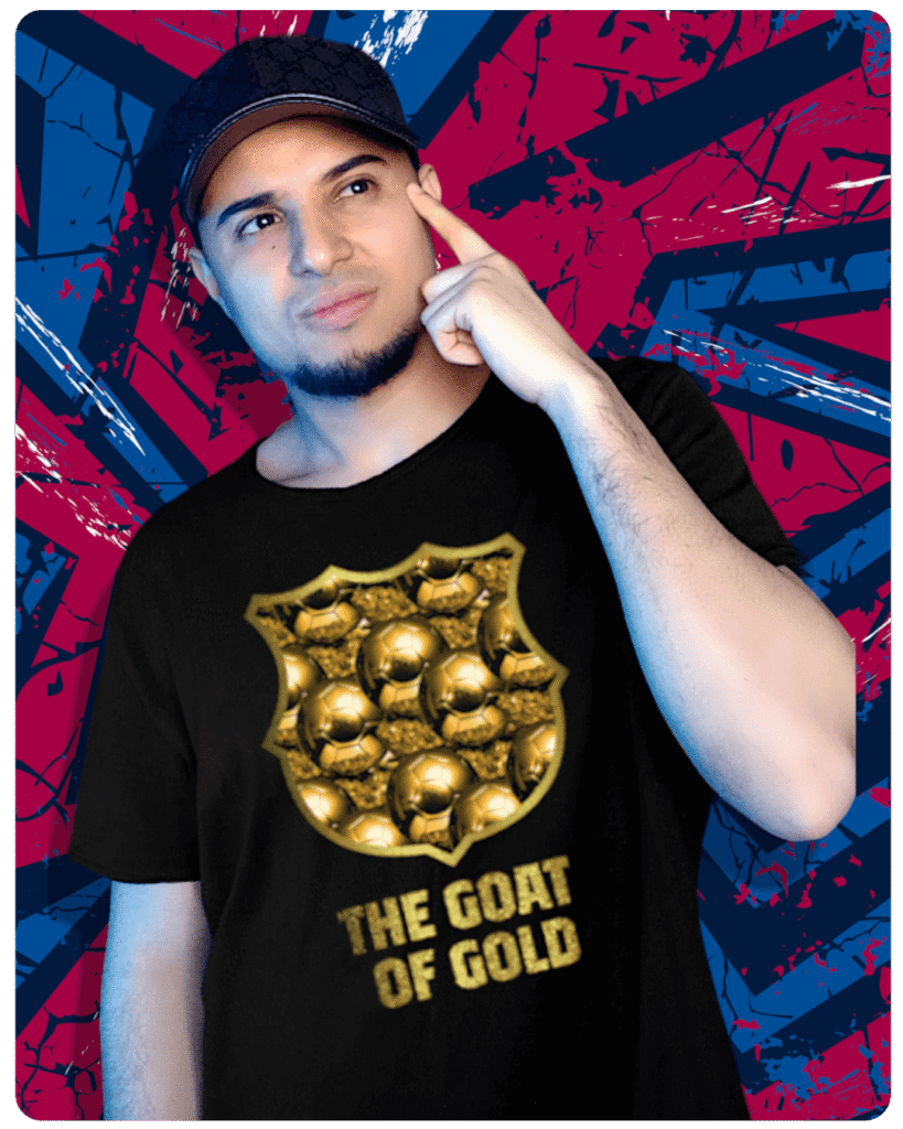 Barca t-shirt design with ballond dors by TIBY TV
