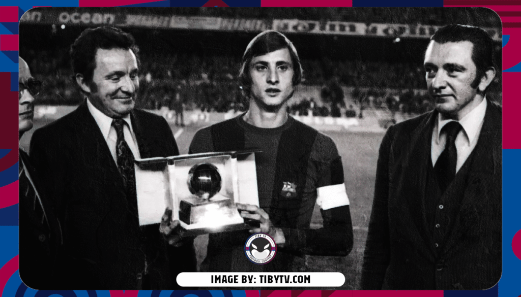 johan cruyff ballon d'or 1973, 1974 at fc barcelona